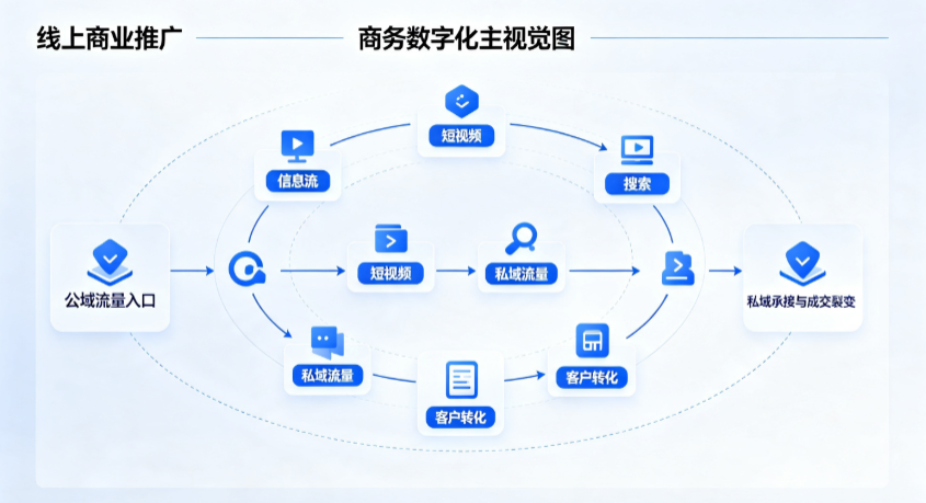 濮阳县线上商业推广怎么做？全域流量闭环搭建与低成本转化实战指南